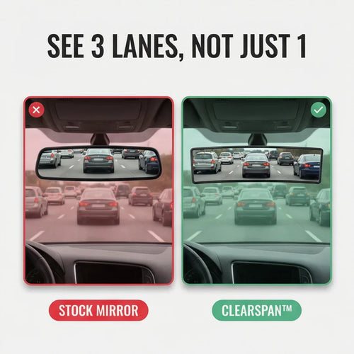 Wide Angle Panoramic Rearview Mirror